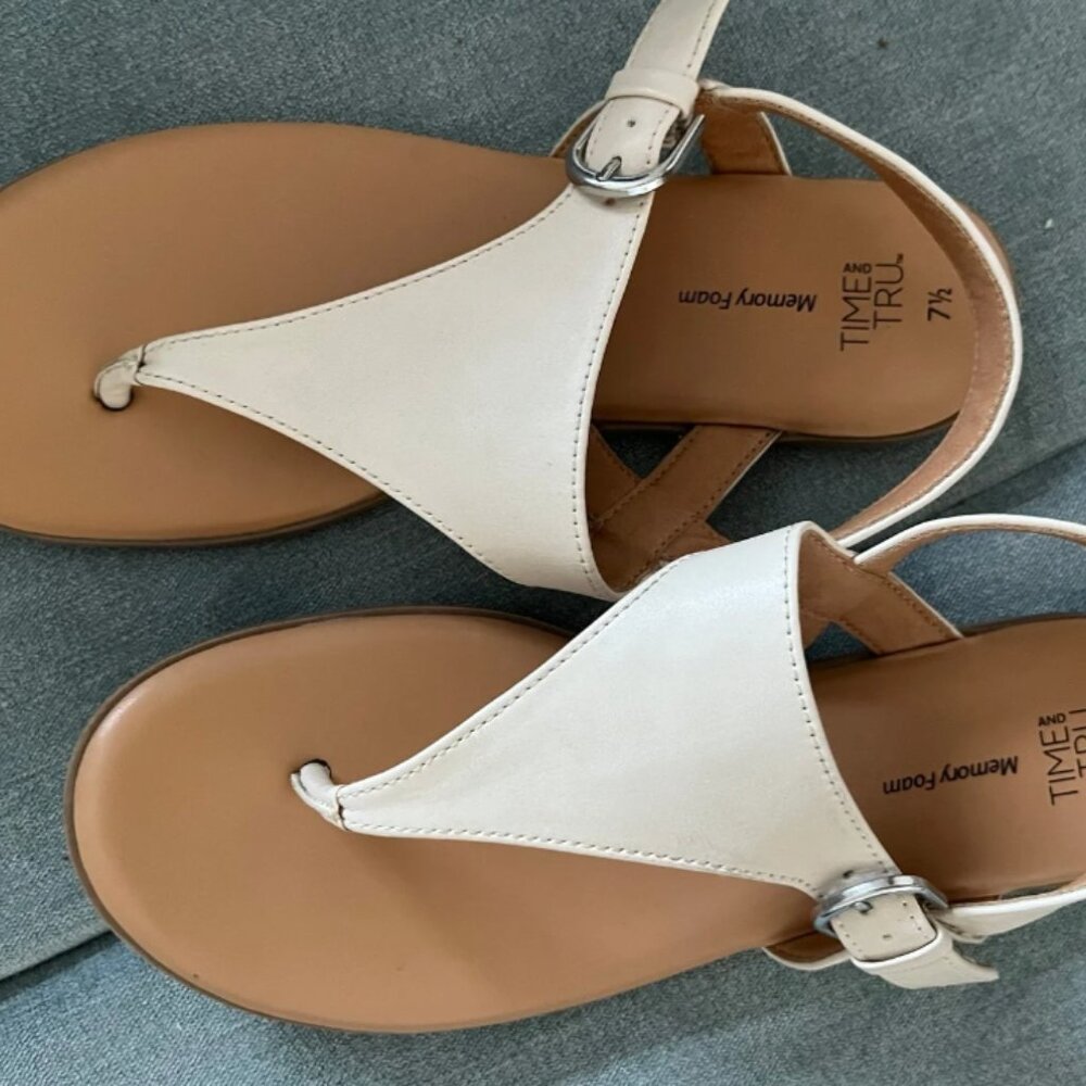 Tan sandals from time